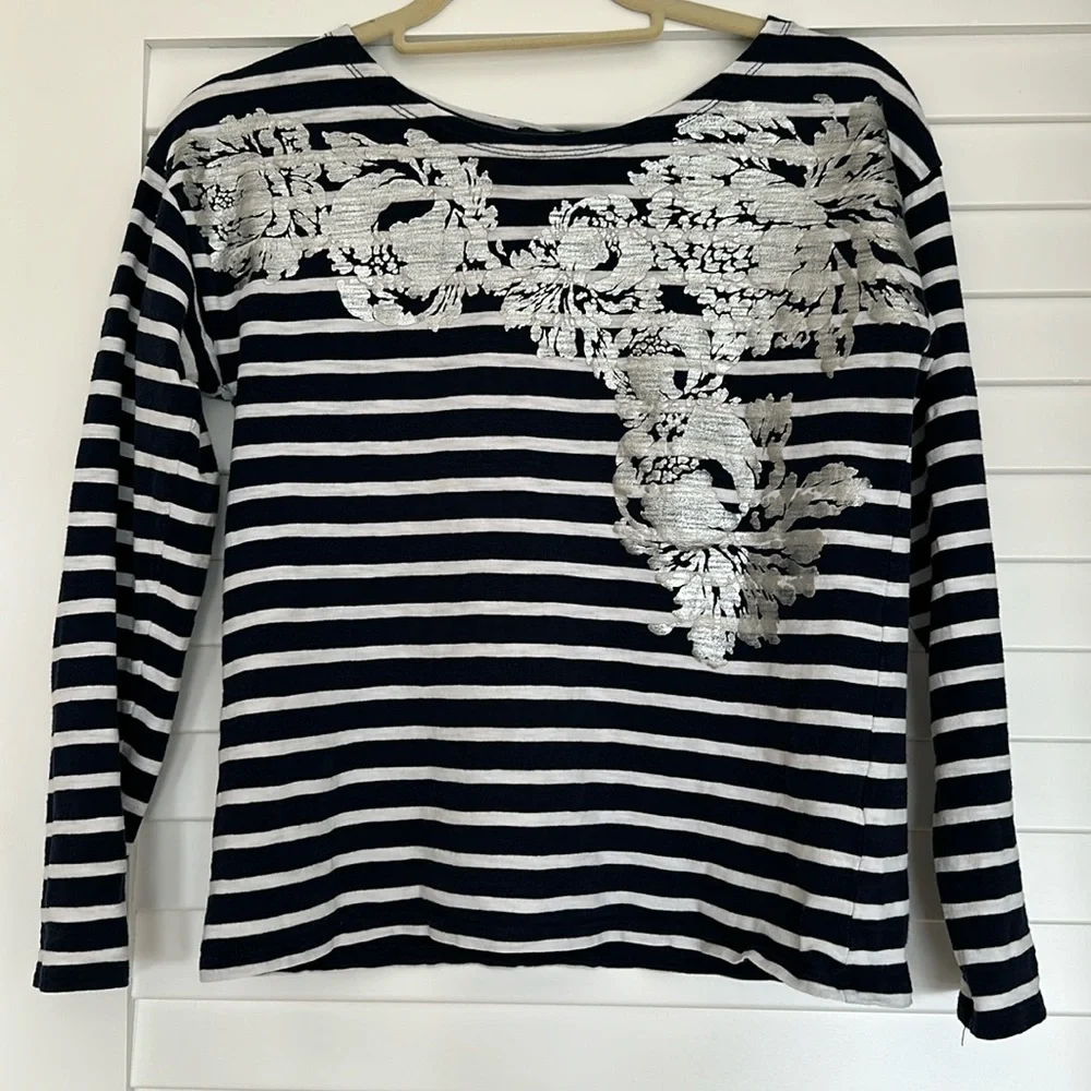 J Crew long sleeves cotton TShirt size XS - Picture 1 of 9